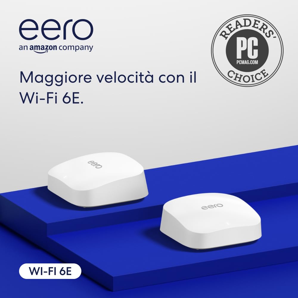 Router wi-fi mesh Amazon eero Pro 6E | Ethernet 2 in offerta a 260,99€ (-25%) — offerta al miglior prezzo