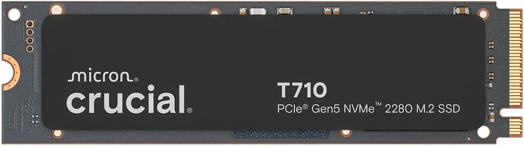Crucial T710 SSD 4TB PCIe 5.0 x4 Gen5 NVMe M.2 in offerta a 174,99€ (-67%) — offerta al miglior prezzo