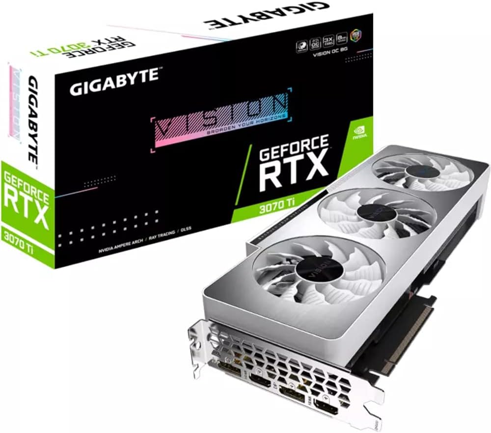 Gigabyte – Scheda video GeForce RTX 3070 Ti Vision OC – 8 GB in offerta a 694,26€ (-30%) — offerta al miglior pre