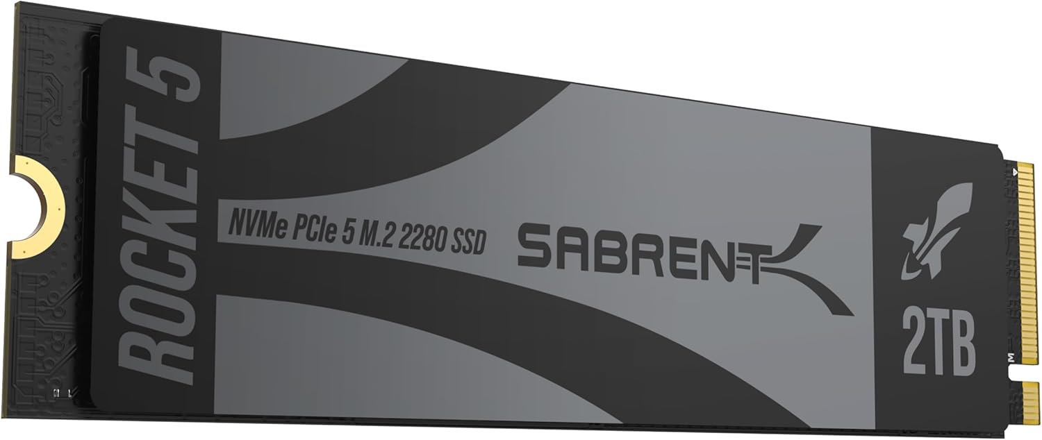 SABRENT SSD Interno Rocket 5 [2TB] M.2 PCIe GEN 5 14GB/s X4 NVMe in offerta a 387,01€ (-34%) — offerta al miglior prezzo