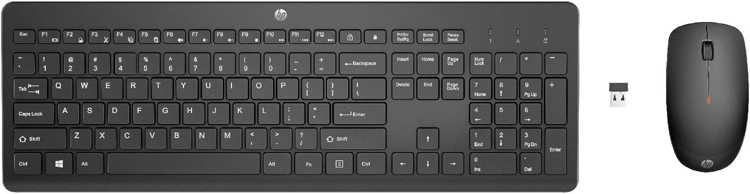 HP 230 Combo Tastiera e Mouse Wireless con Dongle USB-A a 2 in offerta a 23,74€ (-41%) — offerta al miglior prezzo