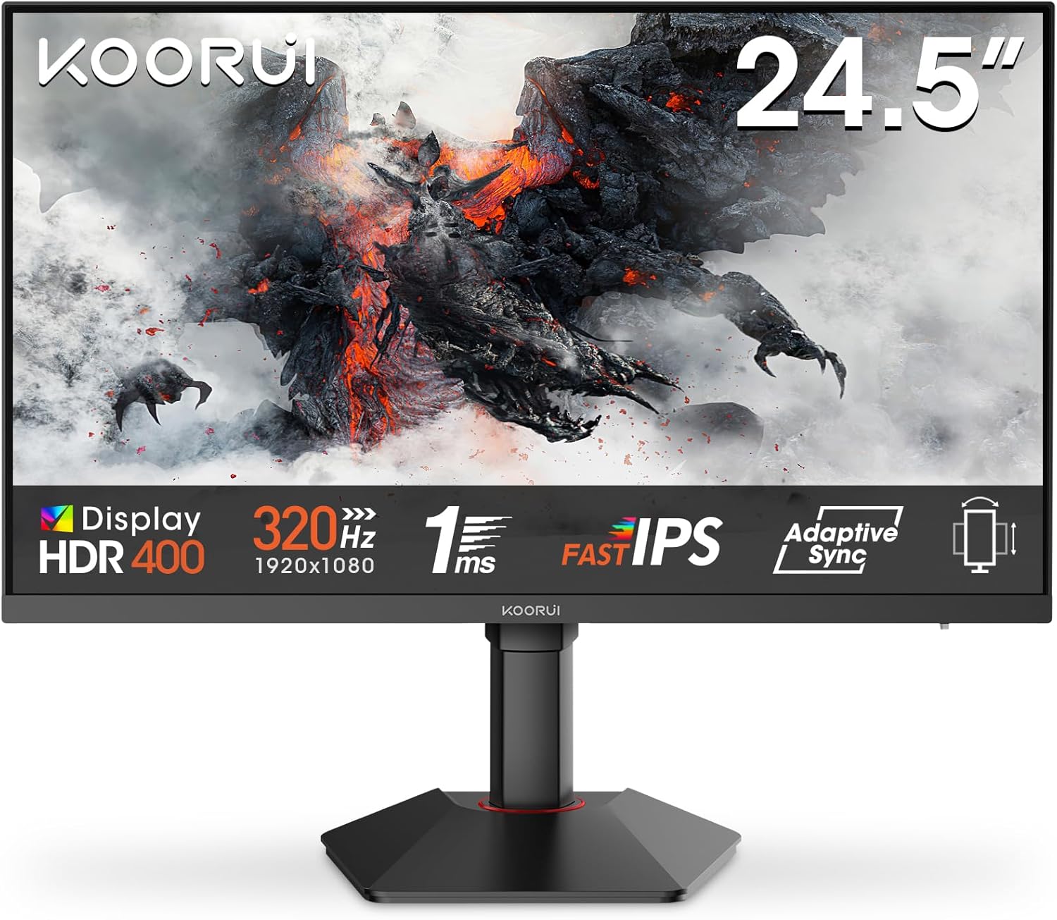 KOORUI G2511E Monitor Gaming 25 Pollici in offerta a 89,99€ (-47%) — offerta al miglior prezzo