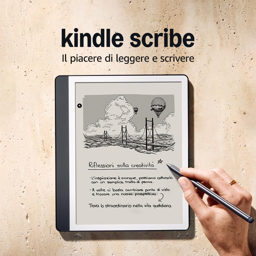 Amazon Kindle Scribe (32 GB) | Schermo ridisegnato con bordi in offerta a 269,99€ (-40%) — offerta al miglior prezzo