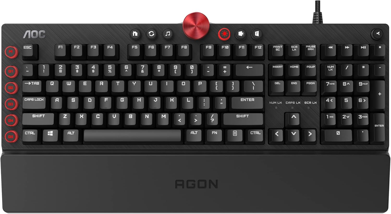 Agon by AOC AGK700 Tastiera da gioco – Layout italiano – Interruttori in offerta a 94,03€ (-31%) — offerta al mig