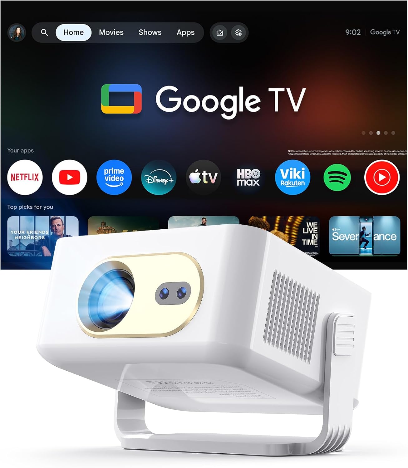 Magcubic Mini Proiettore Portatile【Google TV & Offizielle Apps】 in offerta a 38,94€ (-30%) — offerta al miglior prezzo
