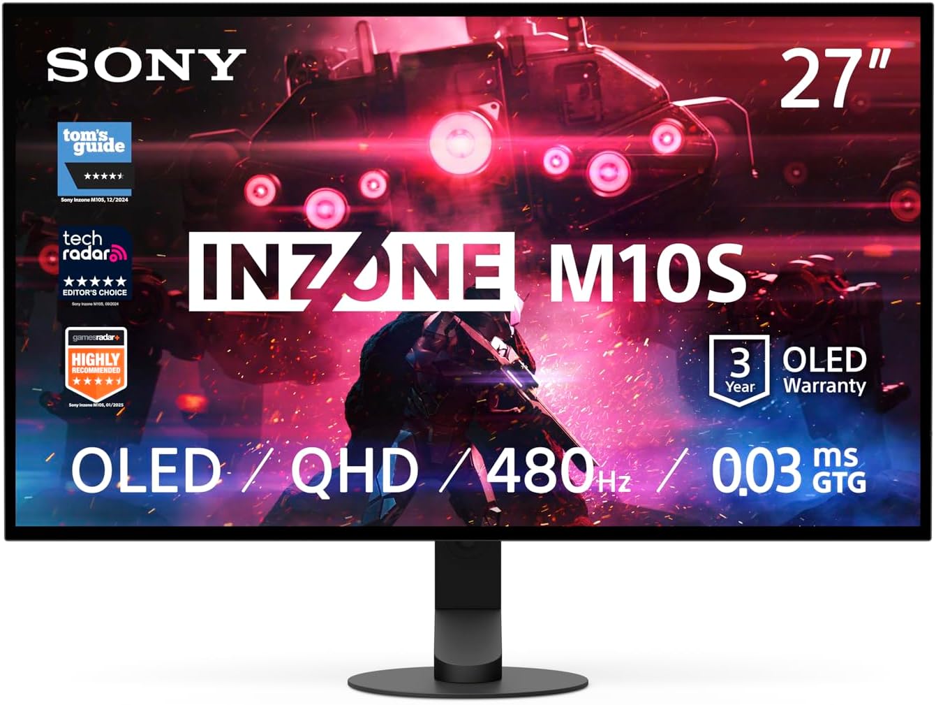 Sony INZONE Gaming Monitor M10S OLED QHD da 27-1440p in offerta a 985,00€ (-24%) — offerta al miglior prezzo