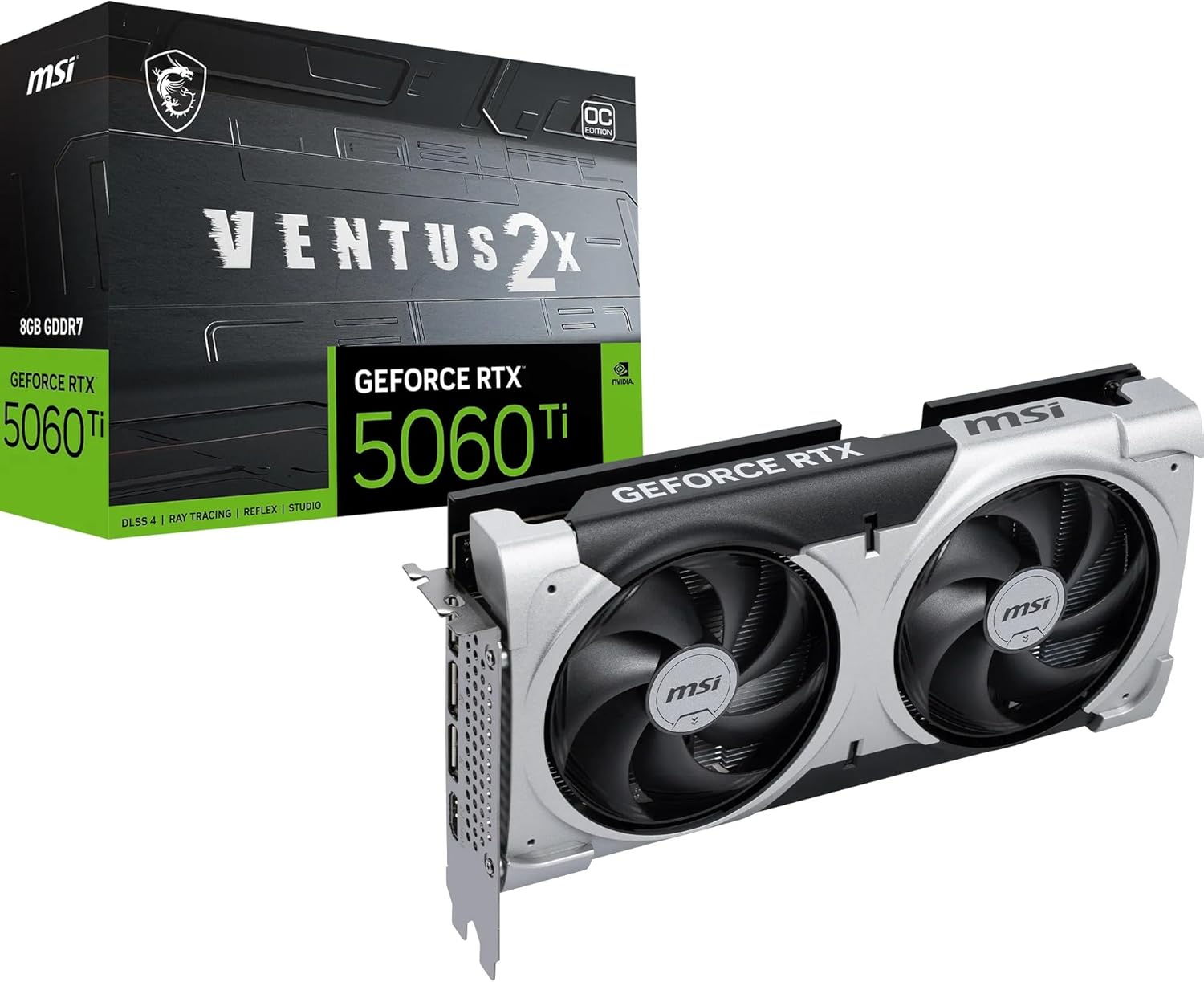 MSI GeForce RTX 5060 Ti 8G VENTUS 2X OC PLUS Scheda Video – Memoria in offerta a 286,90€ (-33%) — offerta al miglior pr