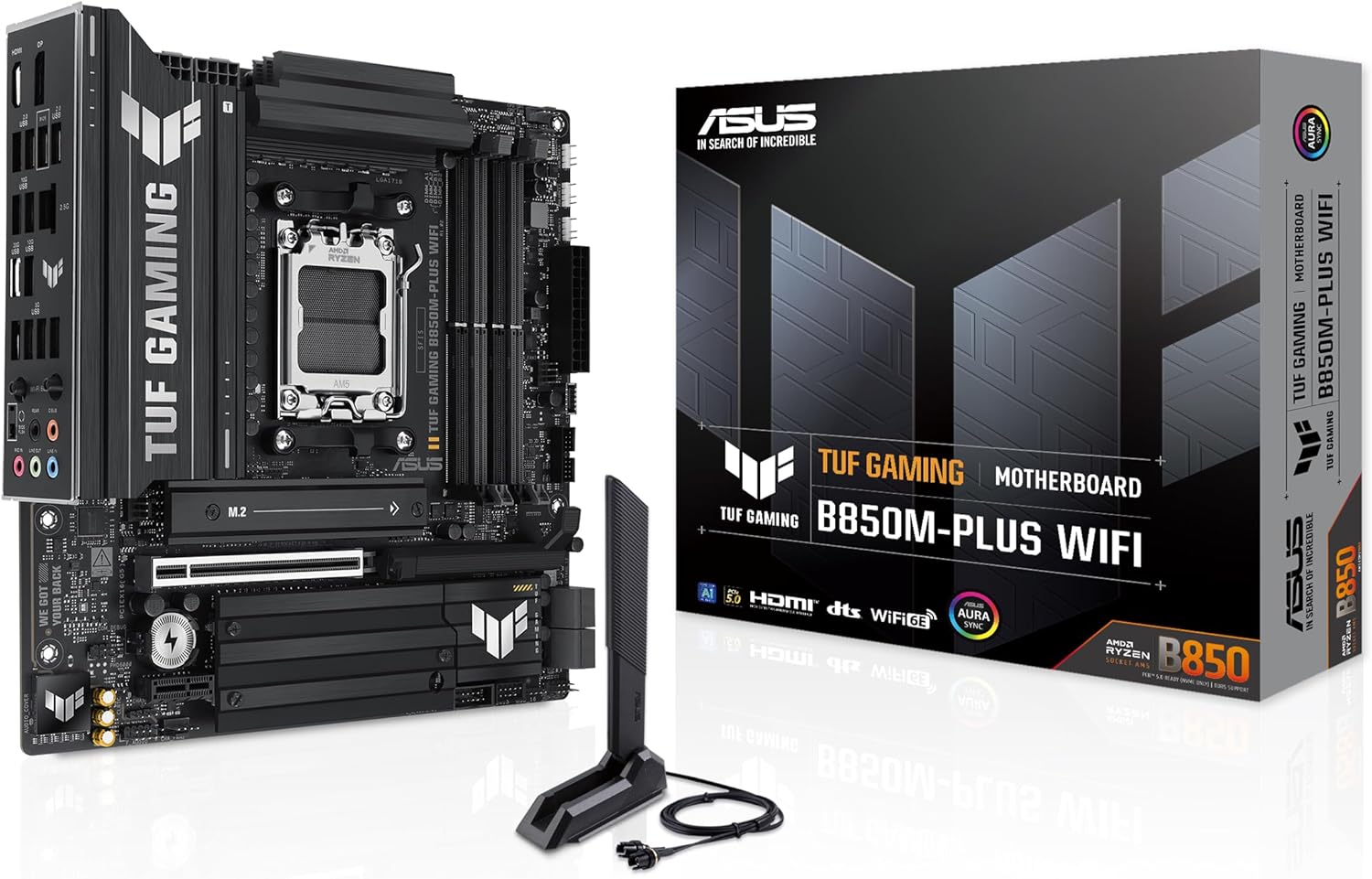 ASUS TUF Gaming B850M-PLUS – Scheda madre WiFi AMD AM5 B850 mATX in offerta a 161,31€ (-47%) — offerta al miglior prezz