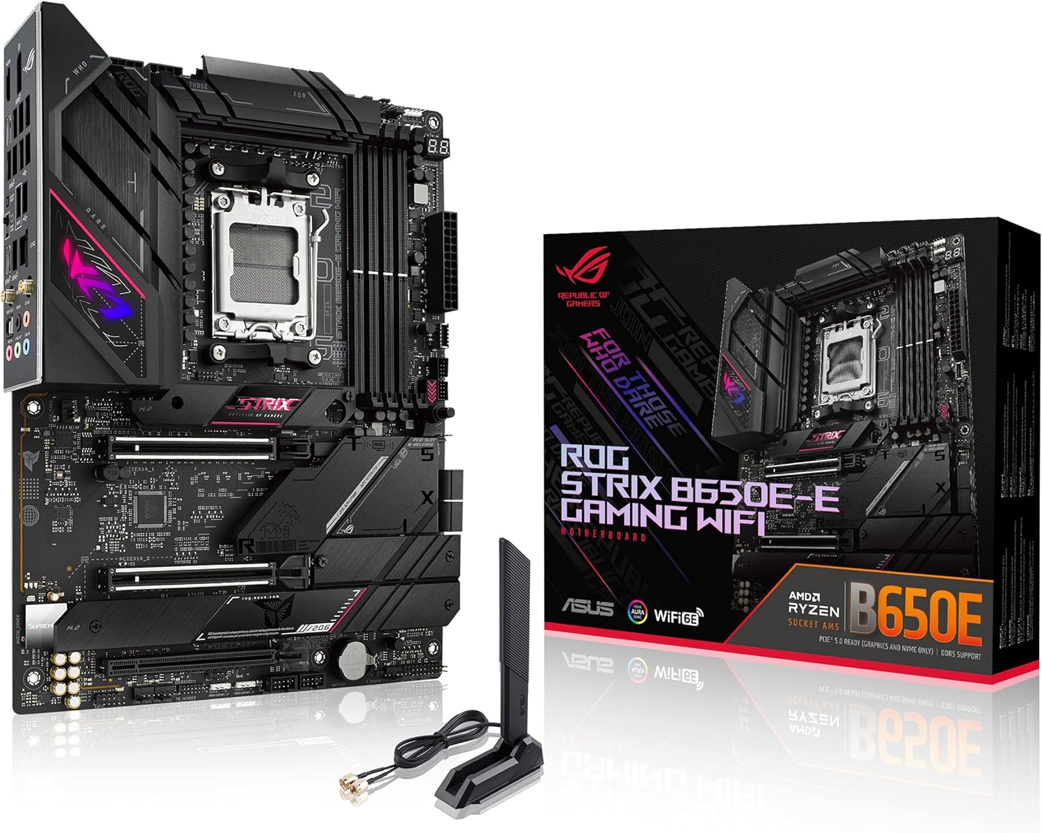 ASUS ROG Strix B650E-E Gaming WiFi AM5 (LGA1718) Ryzen 7000 Gaming in offerta a 236,90€ (-26%) — offerta al miglior prezzo