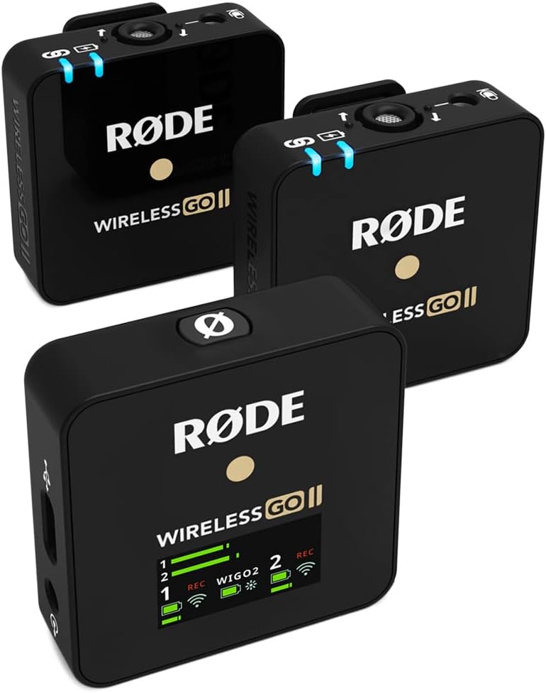 RØDE Microphones Sistema wireless a doppio canale Wireless Go II con in offerta a 154,43€ (-53%) — offerta al miglior prezzo