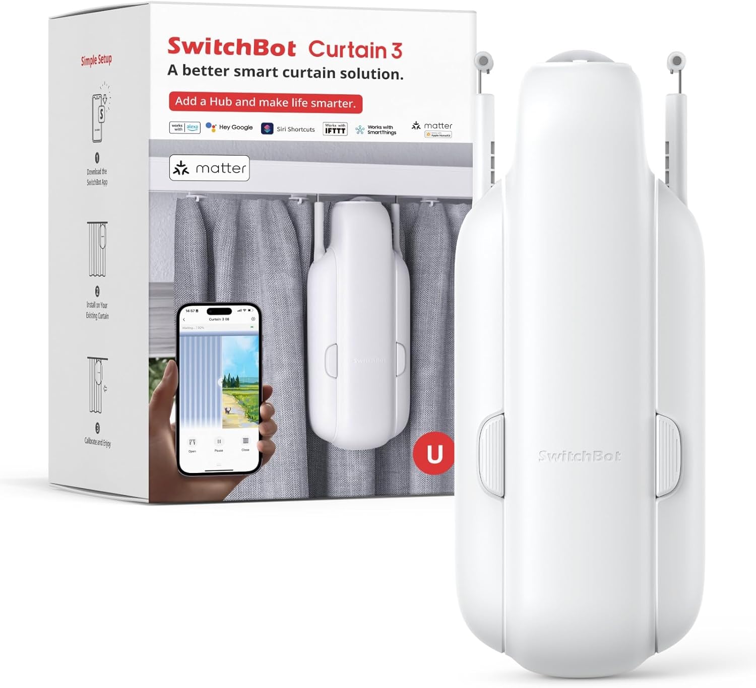 SwitchBot Apri Tende Intelligente – Telecomando Bluetooth con in offerta a 57,90€ (-36%) — offerta al miglior prezzo