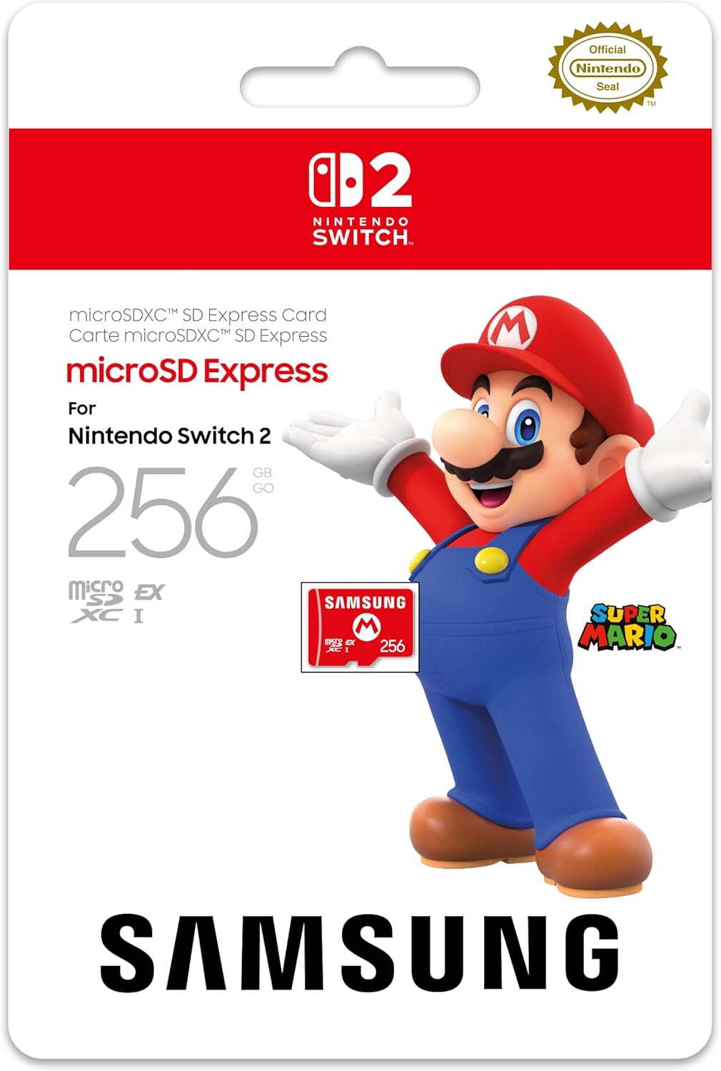 Scheda Micro SD Express Samsung (256 GB) per Nintendo Switch 2 in offerta a 44,99€ (-25%) — offerta al miglior prezzo